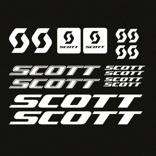 KIT stickers SCOTT (Blanc) / 02