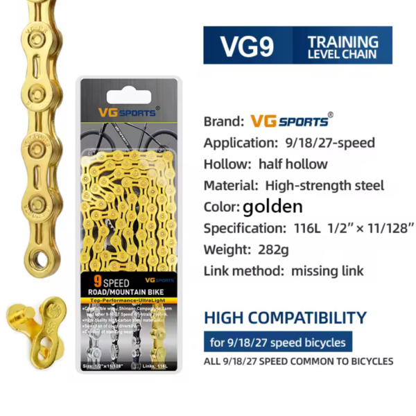 Chaîne VG sports 9V (Gold)