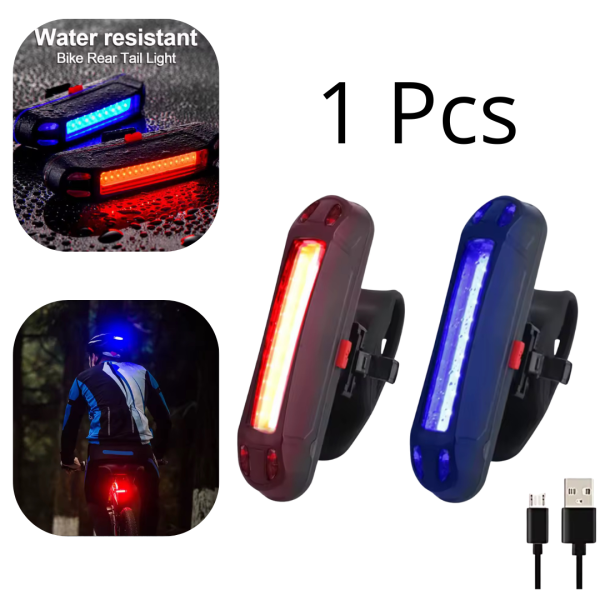 Feu arrière de vélo LED Multi Mode USB