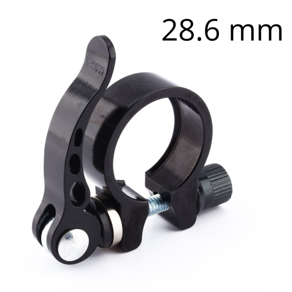 Colis de selle avec blocage 28.6mm (Noir)