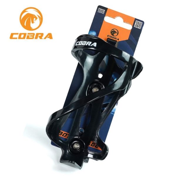 Support COBRA de bouteille en vélo (Blanc-Noir) / NEW