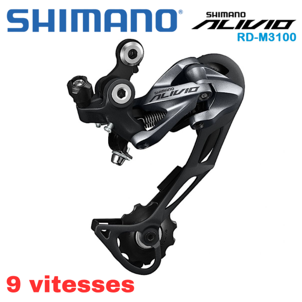 Dérailleur arrière Shimano Alivio 9 vitesses RD-M3100