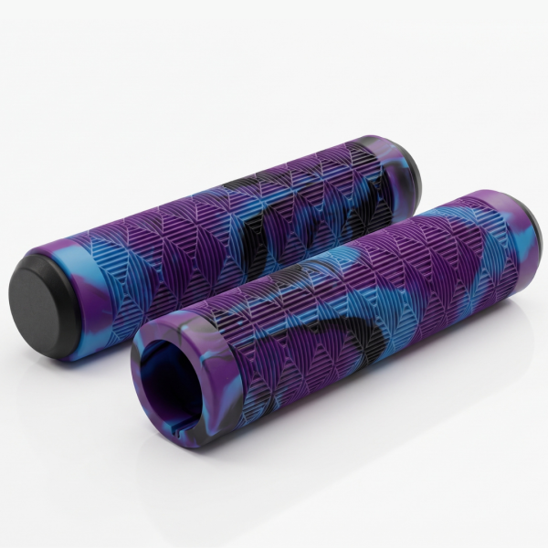 113V - 66 Poignée de vélo SILICONE long (Violet)